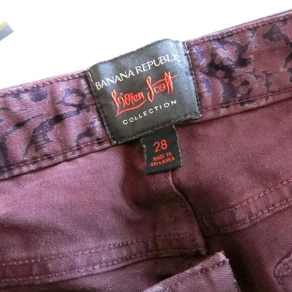 Plum Baroque Skinny Jeans - Picture 5 of 7